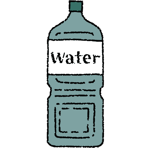ペットボトルの水2リットル